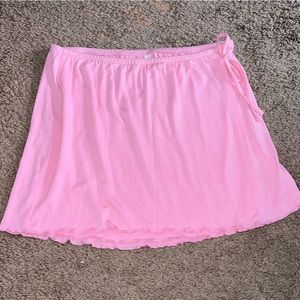 pink pacsun tie skirt